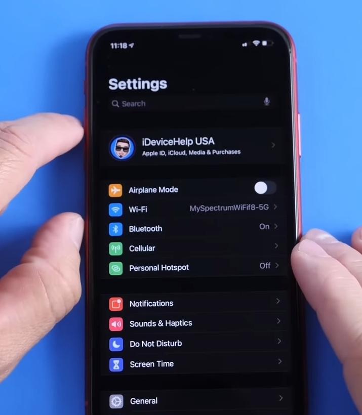 Open Settings